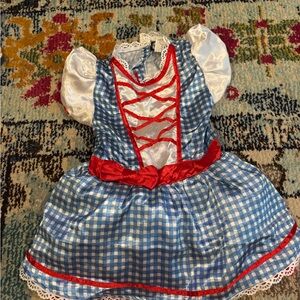 Dorothy Costume 2t and Cat & Jack Sparkly Red Kids Ballet Flats size 5